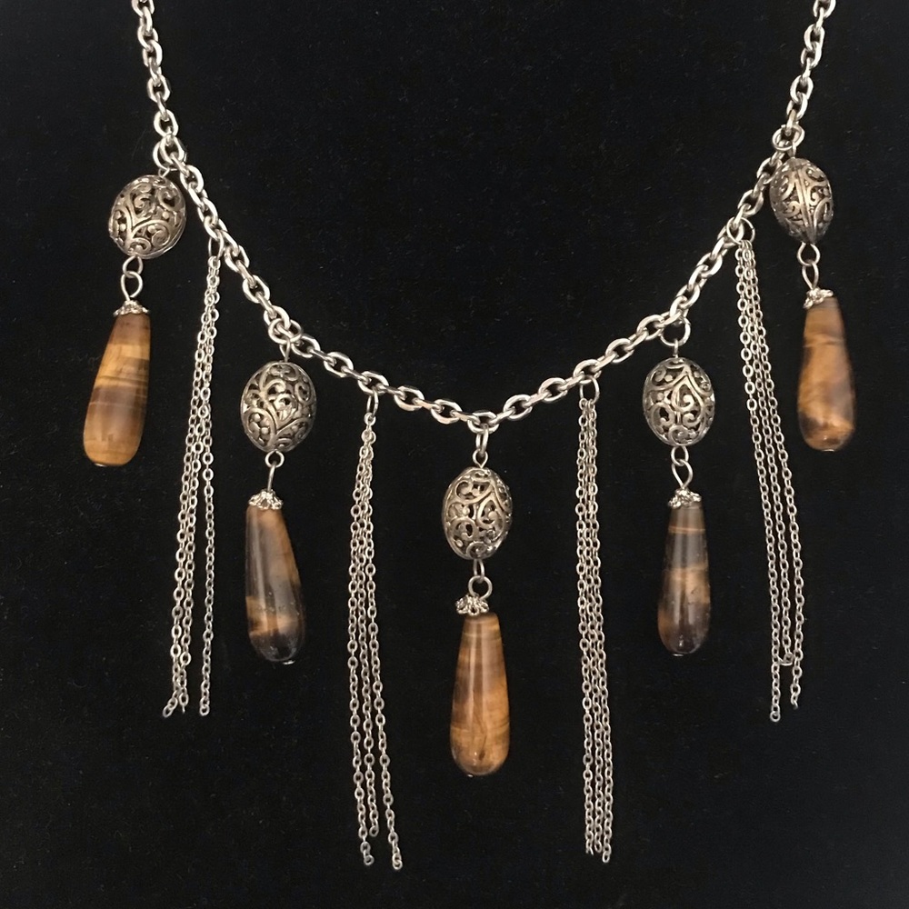 Necklace Silver Tone